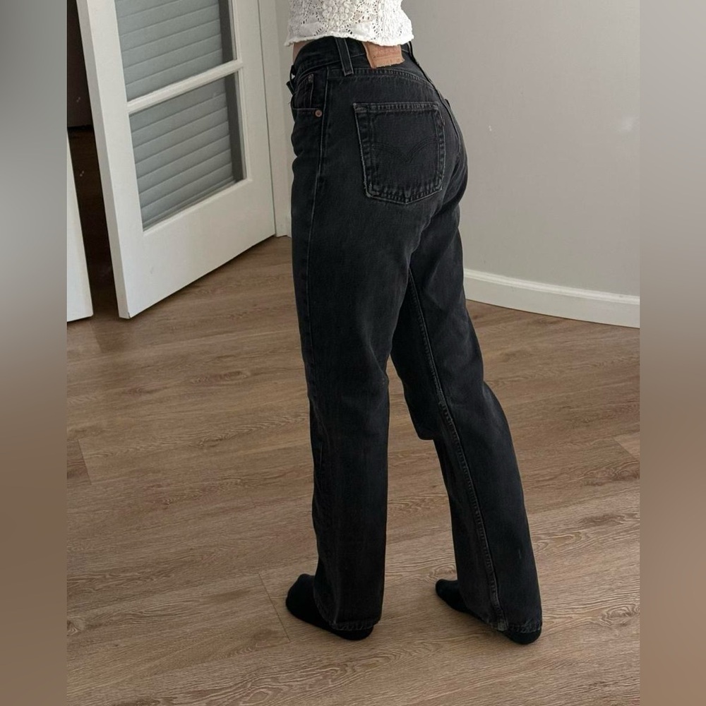 Levi's Black Straight Leg Women's Jeans
